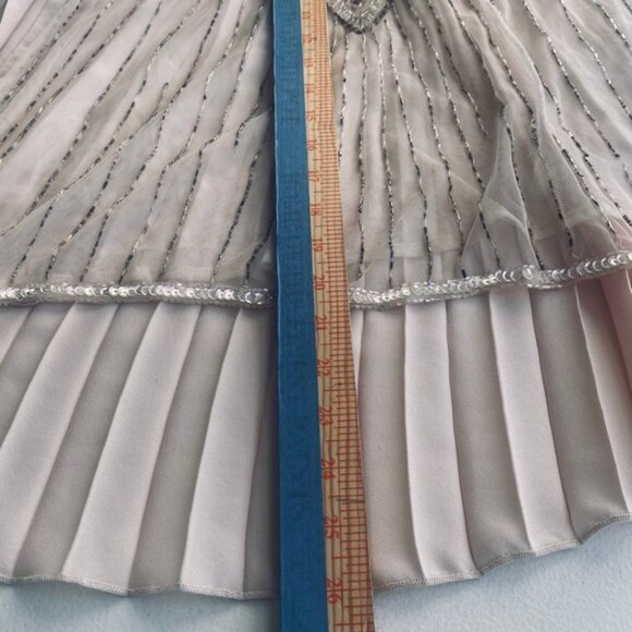 Free People Pink Beaded Lace Tank Top - Boho Chic Whimsy Sheer Fairycore Sz S - Picture 9 of 13